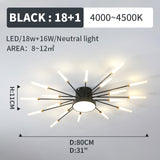 Fireworks led Chandelier For Living Room Bedroom Home chandelier Modern Led Ceiling Chandelier Lamp Lighting chandelier