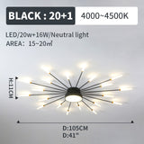 Fireworks led Chandelier For Living Room Bedroom Home chandelier Modern Led Ceiling Chandelier Lamp Lighting chandelier