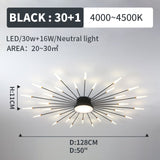 Fireworks led Chandelier For Living Room Bedroom Home chandelier Modern Led Ceiling Chandelier Lamp Lighting chandelier
