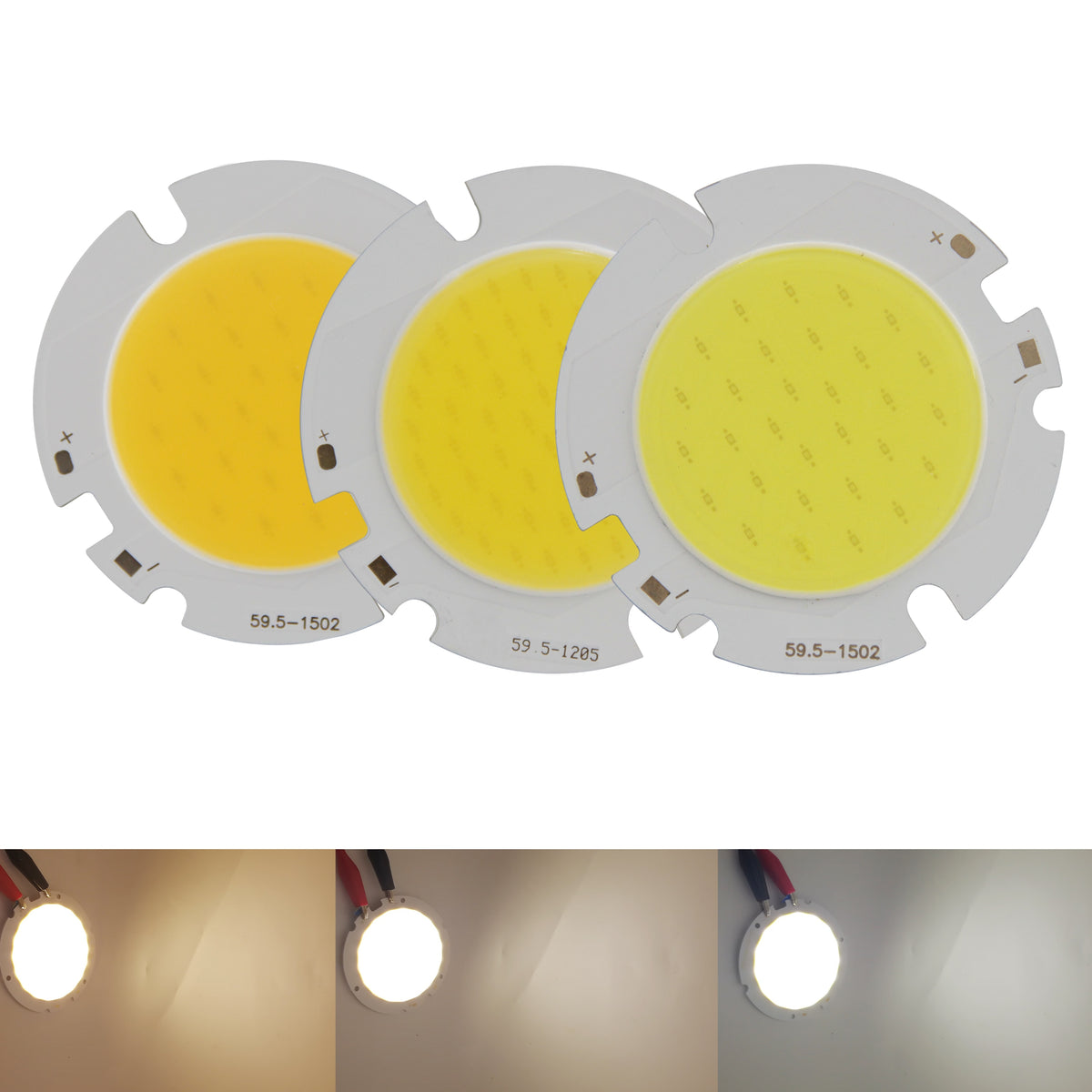 Epistar chips 10W 15W 20W 30W 1pcs 5pcs 10pcs LED COB round Light Source Module COB Warn Nature White for downlight