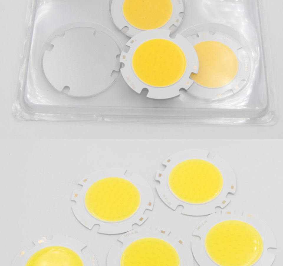 Epistar chips 10W 15W 20W 30W 1pcs 5pcs 10pcs LED COB round Light Source Module COB Warn Nature White for downlight