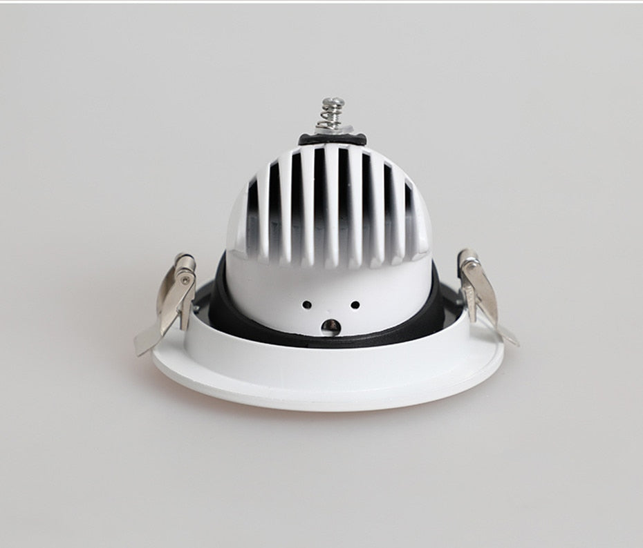 Dimmable LED Spotlight Ceiling 7W 15W 20W Adjustable 360 degrees Spot light for indoor Foyer,Living Room Recessed COB Down light