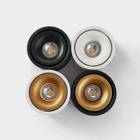 Ultra-Thin Round Surface Mounted COB LED Downlights 7W/10W/12W LED Ceiling Spot Lights AC110~240V LED Background Lamps Lighting