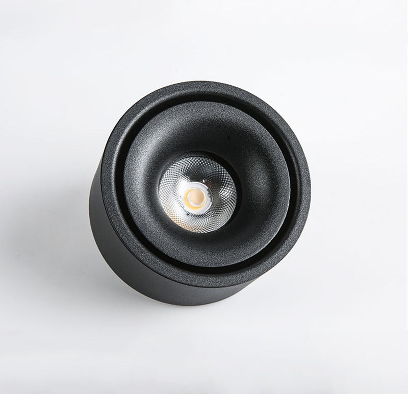 Ultra-Thin Round Surface Mounted COB LED Downlights 7W/10W/12W LED Ceiling Spot Lights AC110~240V LED Background Lamps Lighting