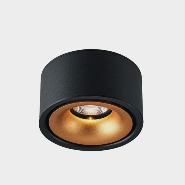 Ultra-Thin Round Surface Mounted COB LED Downlights 7W/10W/12W LED Ceiling Spot Lights AC110~240V LED Background Lamps Lighting