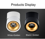 Led Lights Downlight Foldable Ceiling Lamp Surface Mounted Indoor Led Lighting 7w 10w 12w For Kitchen Bedroom Living Room