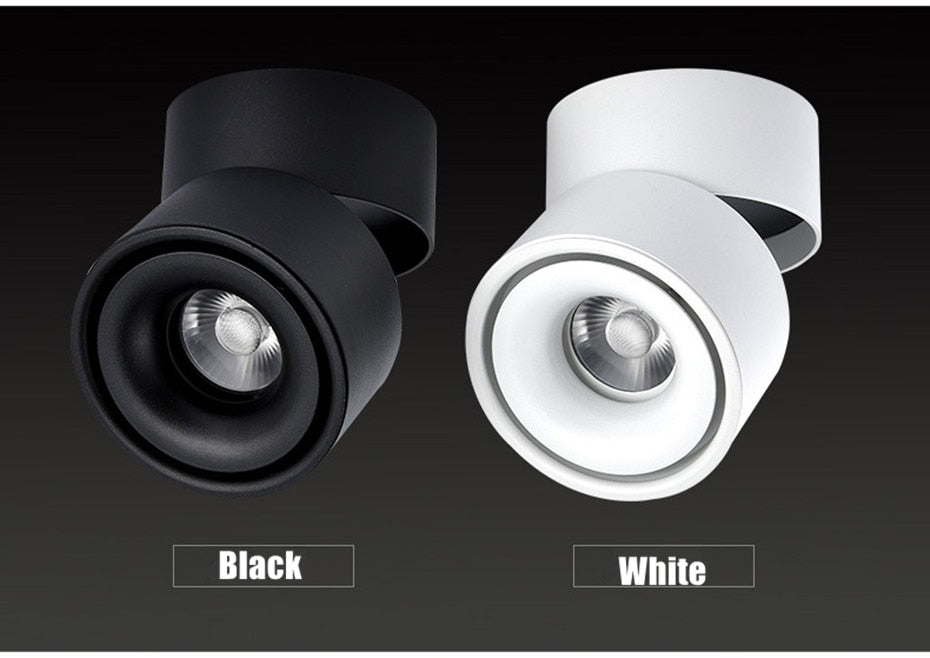 Led Lights Downlight Foldable Ceiling Lamp Surface Mounted Indoor Led Lighting 7w 10w 12w For Kitchen Bedroom Living Room