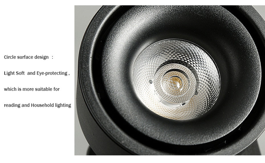 Led Lights Downlight Foldable Ceiling Lamp Surface Mounted Indoor Led Lighting 7w 10w 12w For Kitchen Bedroom Living Room