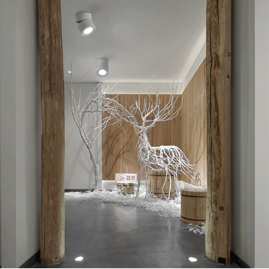 Led Lights Downlight Foldable Ceiling Lamp Surface Mounted Indoor Led Lighting 7w 10w 12w For Kitchen Bedroom Living Room