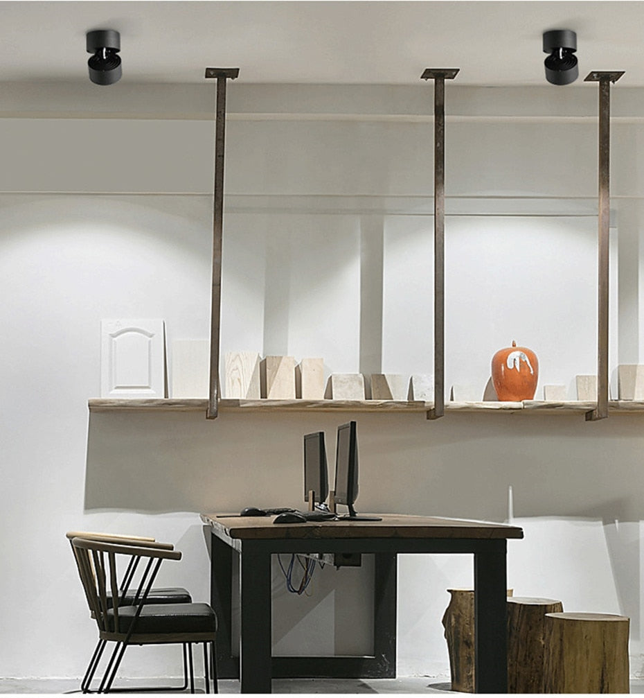 Led Lights Downlight Foldable Ceiling Lamp Surface Mounted Indoor Led Lighting 7w 10w 12w For Kitchen Bedroom Living Room