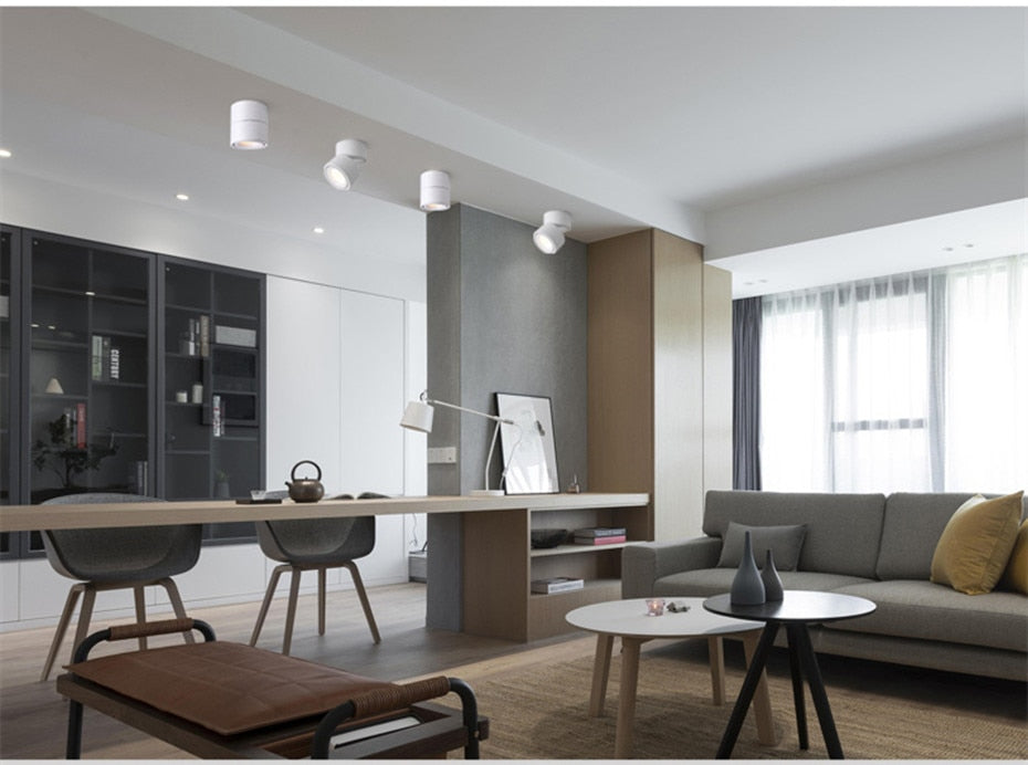 Led Lights Downlight Foldable Ceiling Lamp Surface Mounted Indoor Led Lighting 7w 10w 12w For Kitchen Bedroom Living Room