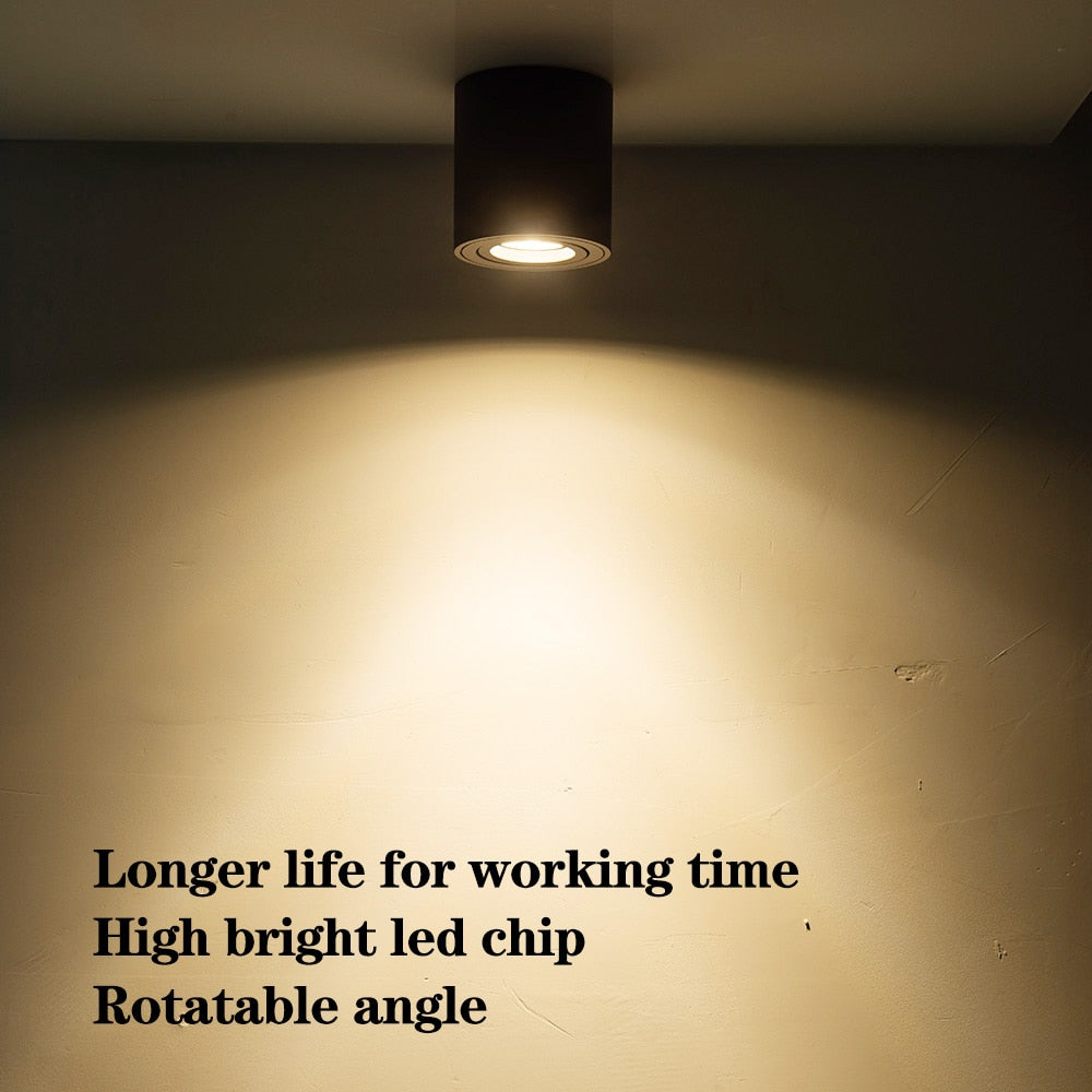 Extremly bright surface mounted led downlight Gu10 base led down light for home indoor lighting