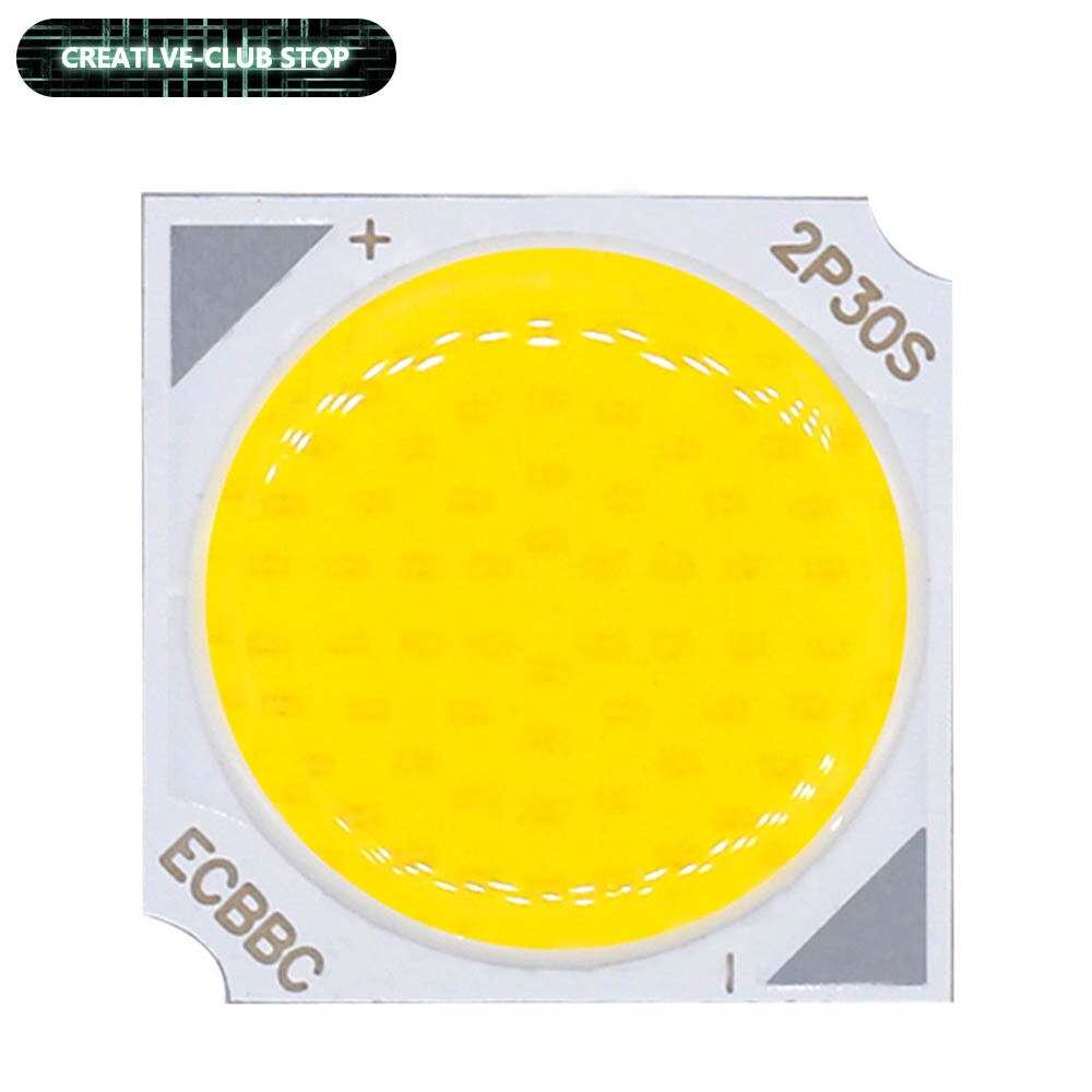 LED COB Light 10pcs a lot 30W LED COB Light Bulb On Board 19*19mm High Power LED Chip Light Lamp Spotlight Downlight Lamps