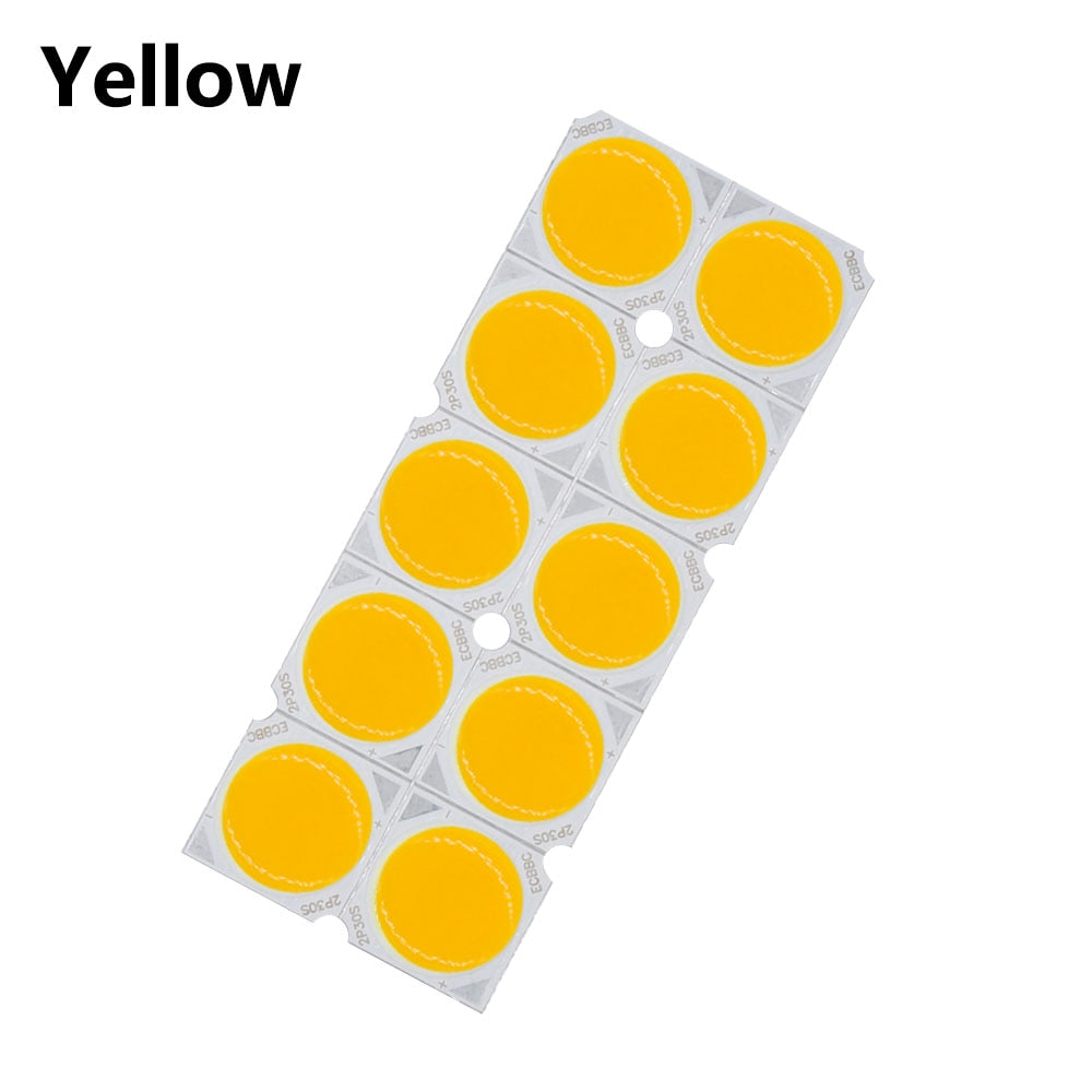 LED COB Light 10pcs a lot 30W LED COB Light Bulb On Board 19*19mm High Power LED Chip Light Lamp Spotlight Downlight Lamps