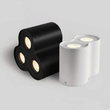 Dimmable Rotating 360° LED Downlights 10W 30W COB LED Ceiling Spot Lights GU10 Light Source LED Background Lamps Indoor Lighting