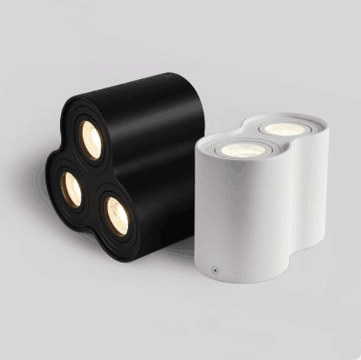 Dimmable Rotating 360° LED Downlights 10W 30W COB LED Ceiling Spot Lights GU10 Light Source LED Background Lamps Indoor Lighting