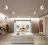 Dimmable Rotating 360° LED Downlights 10W 30W COB LED Ceiling Spot Lights GU10 Light Source LED Background Lamps Indoor Lighting