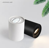 Dimmable Rotating 360° LED Downlights 10W 30W COB LED Ceiling Spot Lights GU10 Light Source LED Background Lamps Indoor Lighting