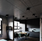 Dimmable Rotating 360° LED Downlights 10W 30W COB LED Ceiling Spot Lights GU10 Light Source LED Background Lamps Indoor Lighting