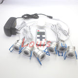 YRANK 1.5W DC12V LED Downlight LED Spotlight Ceiling Lamps Home Kitchen Showcase Cabinet Indoor Lighting Warm Cool White