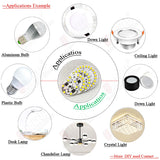 Led downlight, 3W 5W 7W 9W 12W 15W 18W AC 220V Driverless led pcb with smd integrated IC driver for downlight direct ac220v
