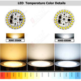 Led downlight, 3W 5W 7W 9W 12W 15W 18W AC 220V Driverless led pcb with smd integrated IC driver for downlight direct ac220v