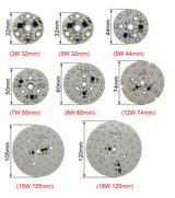 Led downlight, 3W 5W 7W 9W 12W 15W 18W AC 220V Driverless led pcb with smd integrated IC driver for downlight direct ac220v