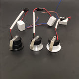 LED Spot Light Hole 30mm 110V 220V 3W Cob Dimmable White/Black/Silver MiNi downlight Recessed For Cabinet Gypsophila Display