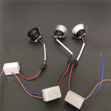 LED Spot Light Hole 30mm 110V 220V 3W Cob Dimmable White/Black/Silver MiNi downlight Recessed For Cabinet Gypsophila Display