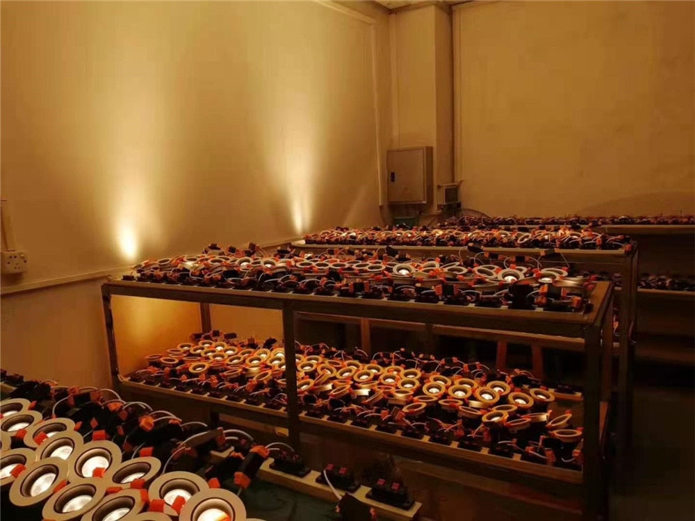 LED Spot Light Hole 30mm 110V 220V 3W Cob Dimmable White/Black/Silver MiNi downlight Recessed For Cabinet Gypsophila Display