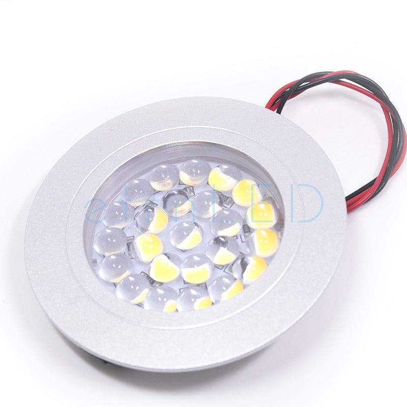 etrnLED Ceiling Led Spot Light Round Mini Focus 12V 1.5W Ultra Thin Dimmable Built In Lamps Downlight for Indoor House Showcase