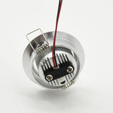 Adjustable Angle LED Spotlight Mini Downlight 3W Jewelry Interior Lighting Shop Decoration Bedroom Ceiling Built-in DC12V