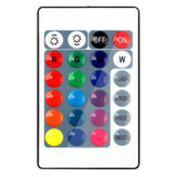 Dimmable 15W LEDs Recessed Lighting Downlight with IR Remote Control 16 Color & 4 Flashing Modes RGBW Floodlight Ceiling Light