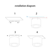 LED Downlight Surface Mounted Ceiling light 5W 7W 9W 12W 15W modern Led ceiling light spotlight interior decoration Lighting lamps