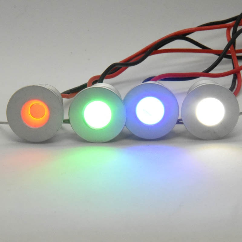 Mini Spotlight DIY 1W 12V 24V Lighting Fixture D13mm D15mm Interior LED Spot Lamp CE Kitchen Cabinet Ceiling Downlight