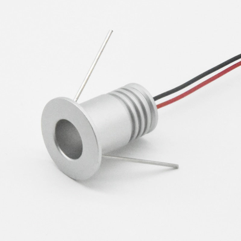 Mini Spotlight DIY 1W 12V 24V Lighting Fixture D13mm D15mm Interior LED Spot Lamp CE Kitchen Cabinet Ceiling Downlight