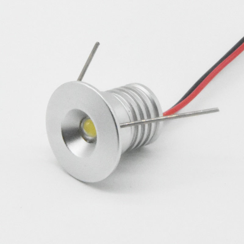 Mini Spotlight DIY 1W 12V 24V Lighting Fixture D13mm D15mm Interior LED Spot Lamp CE Kitchen Cabinet Ceiling Downlight