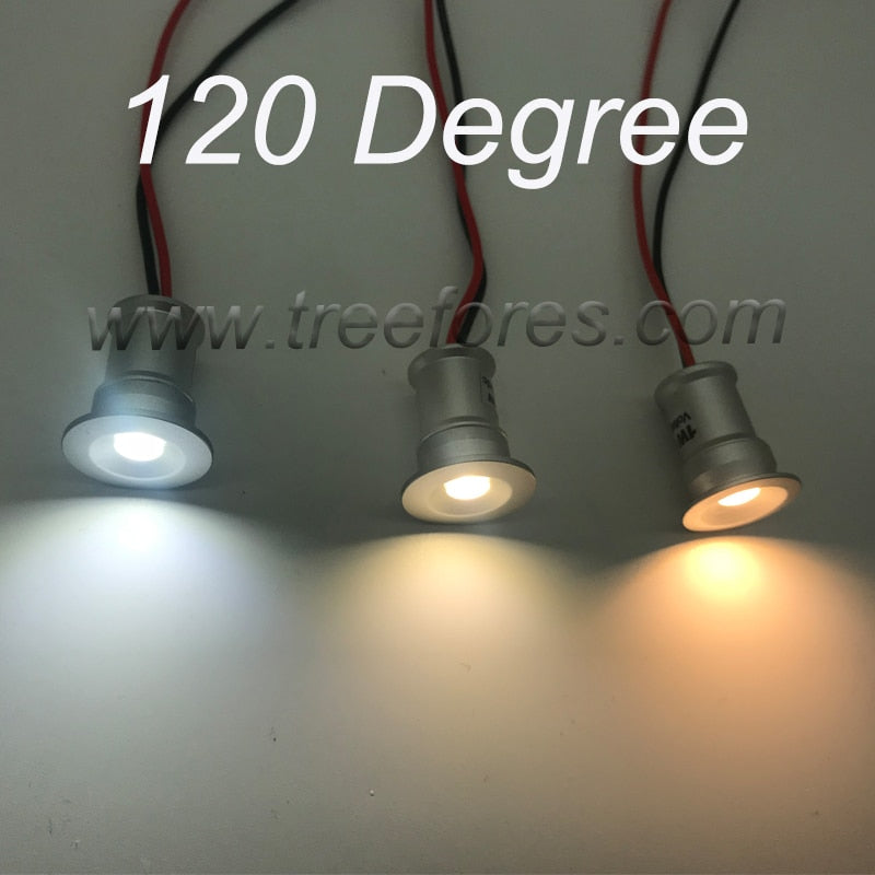 Mini Spotlight DIY 1W 12V 24V Lighting Fixture D13mm D15mm Interior LED Spot Lamp CE Kitchen Cabinet Ceiling Downlight
