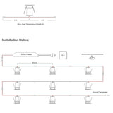 1W Mini Led Ceiling Downlight 15mm Cutout Recessed Spotlight 120D AC85-277V Driver Indoor Cabinet Lighting Small Spot 9pcs/set