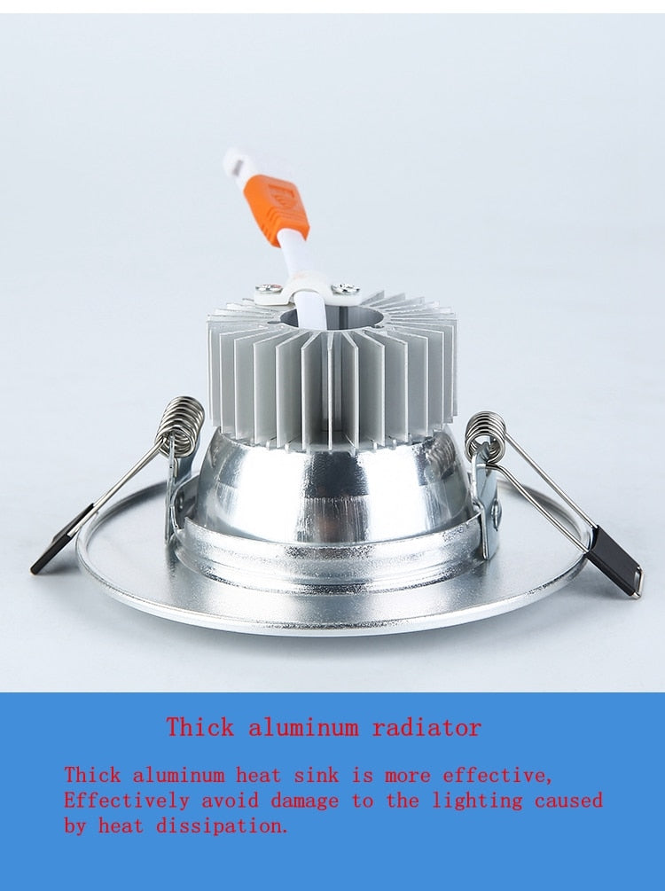 LED Low voltage 12v 24v Spotlight/Downlight 3w/5w/7w/9w/12w/15w/18w Recessed Ceiling light