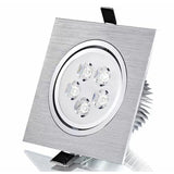 Dimmable LED downlight COB spotlight ceiling light AC85-265V 6w 10w 14w recessed downlight square led panel light