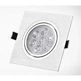 Dimmable LED downlight COB spotlight ceiling light AC85-265V 6w 10w 14w recessed downlight square led panel light