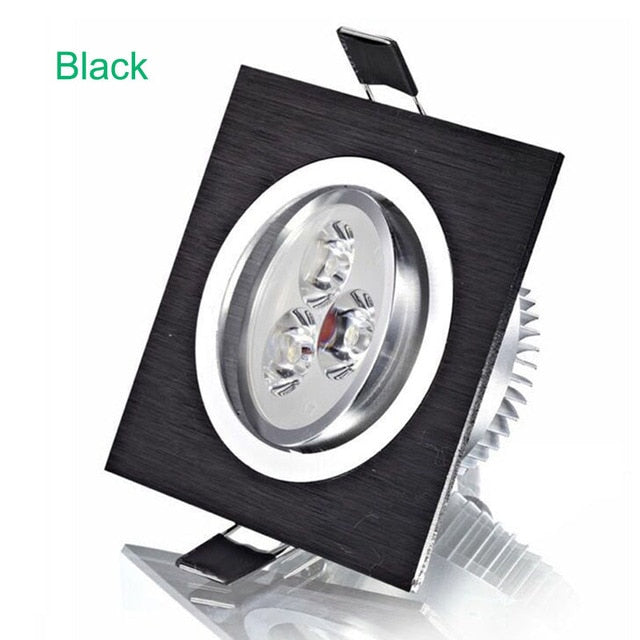 Dimmable LED downlight COB spotlight ceiling light AC85-265V 6w 10w 14w recessed downlight square led panel light