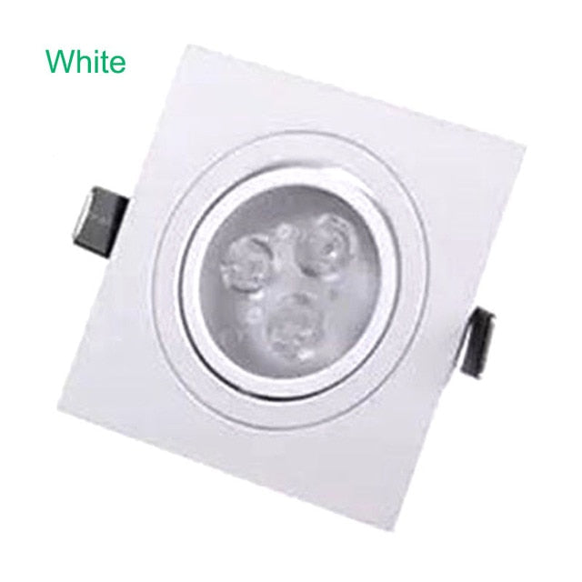 Dimmable LED downlight COB spotlight ceiling light AC85-265V 6w 10w 14w recessed downlight square led panel light
