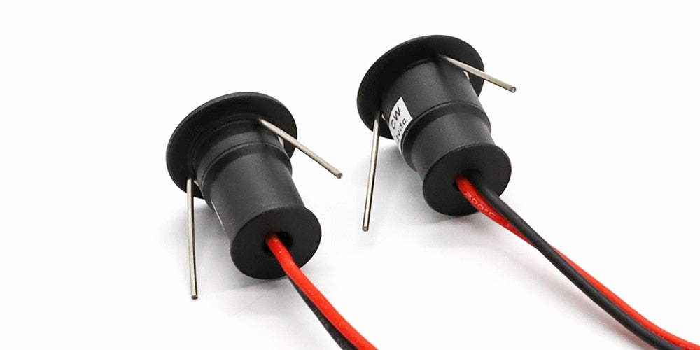 Small Spot LED Spotlight Dimmable 1W 12V 18pcs Downlight Ceiling Lamp Stair Canopy Spot Cabinet Lights 15mm Cutout IP65