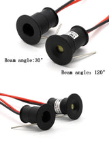 Small Spot LED Spotlight Dimmable 1W 12V 18pcs Downlight Ceiling Lamp Stair Canopy Spot Cabinet Lights 15mm Cutout IP65