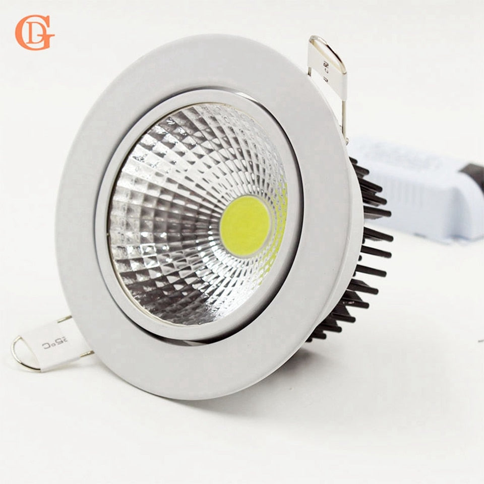 LED Recessed Downlight 4pcs 3W 5W 7W 10W 12W 15W Spot LED DownLights Dimmable AC85-265V 220V 110V LED Spot Recessed Downlight