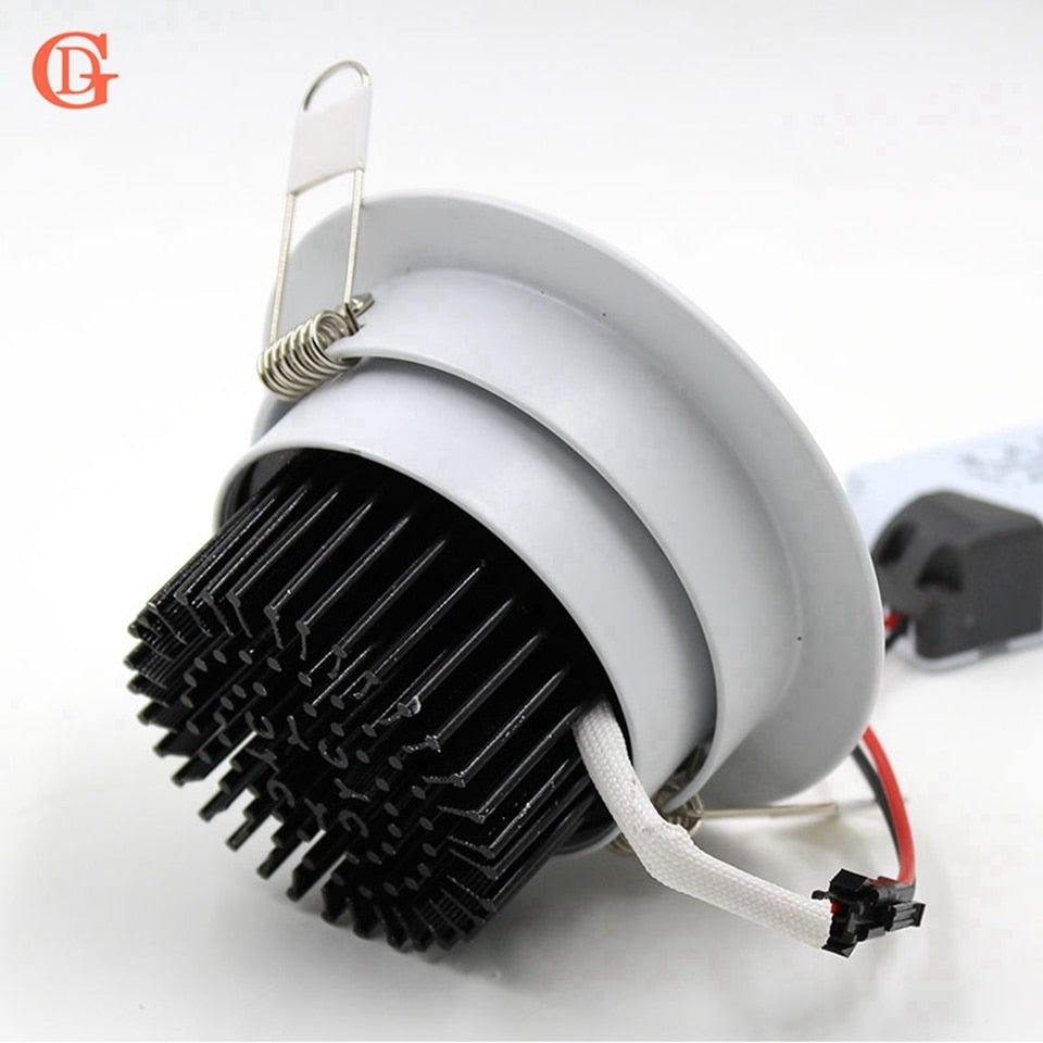 LED Recessed Downlight 4pcs 3W 5W 7W 10W 12W 15W Spot LED DownLights Dimmable AC85-265V 220V 110V LED Spot Recessed Downlight