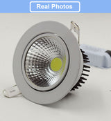 LED Recessed Downlight 4pcs 3W 5W 7W 10W 12W 15W Spot LED DownLights Dimmable AC85-265V 220V 110V LED Spot Recessed Downlight