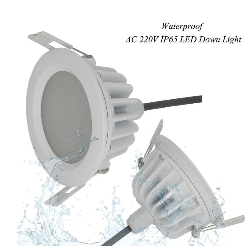 Waterproof IP65 AC 220V 5W /7W/9W/ Driverless dimmable Led panel light ...
